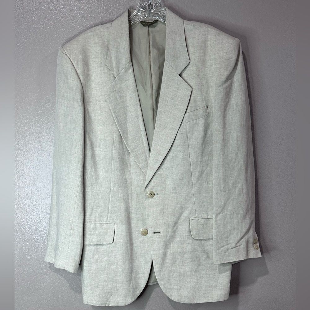 Macy’s 100% linen coat. Size small